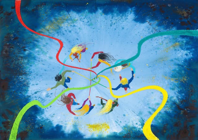 Tanz von oben — Bild von Michael Willfort