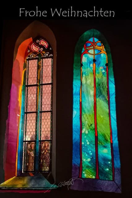 Weihnachtskarte Kirche X1-A — Bild von Michael Willfort