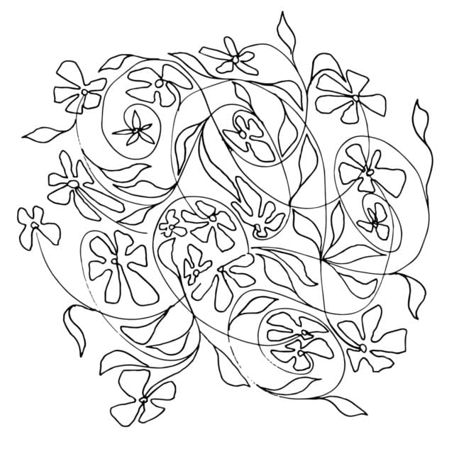 Blumen-Motiv-SW-1 — Bild von Michael Willfort
