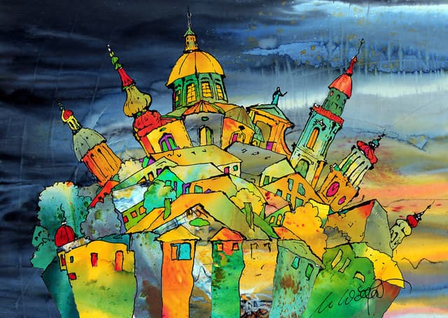 Salzburg bunt — Bild von Michael Willfort