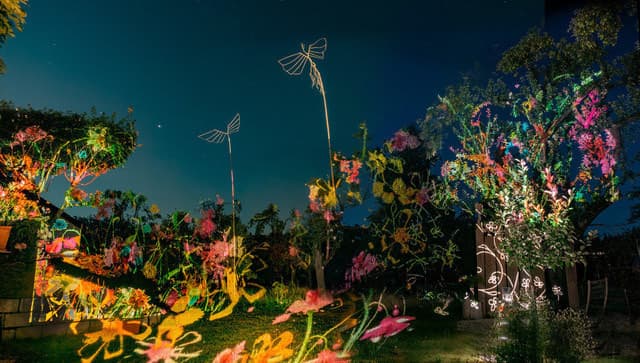 Bunter Abend 7 — Bild von Michael Willfort