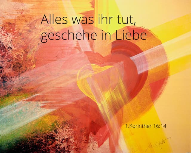 Jahreslosung 2024 Herz