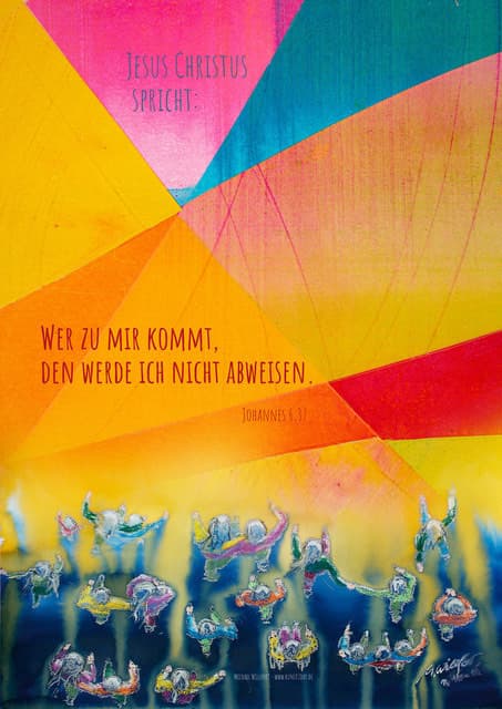 6-Jahreslosung 2022-Kommt ins Licht_D — Bild von Michael Willfort