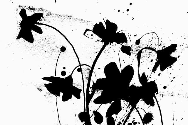 Blumen-Motiv-SchabloneSW5 — Bild von Michael Willfort