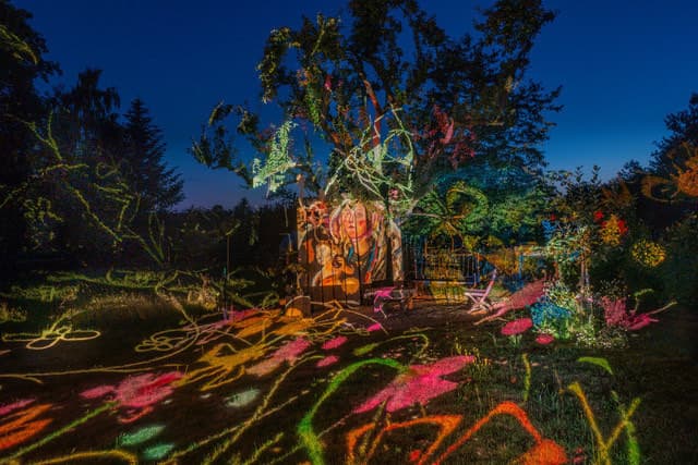 Bunter Abend 1 — Bild von Michael Willfort