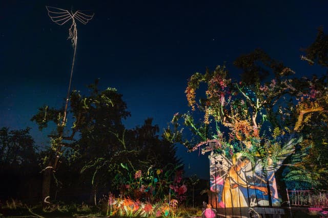 Bunter Abend 4 — Bild von Michael Willfort