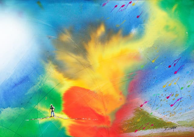 Explosiv kreativ — Bild von Michael Willfort