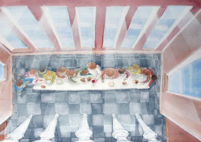 Das Abendmahl — Bild von Michael Willfort