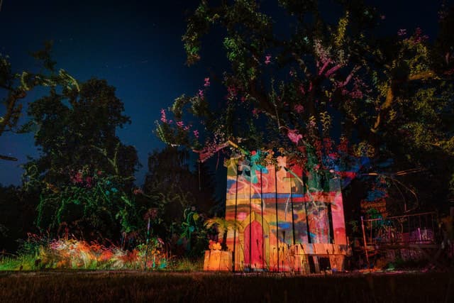 Bunter Abend 9 — Bild von Michael Willfort