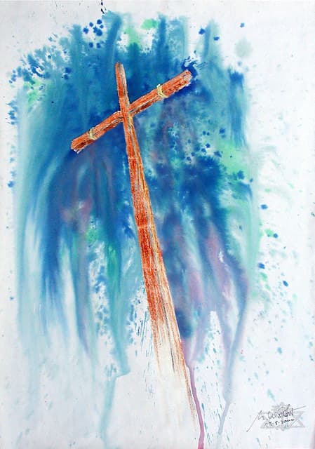Leeres Kreuz — Bild von Michael Willfort