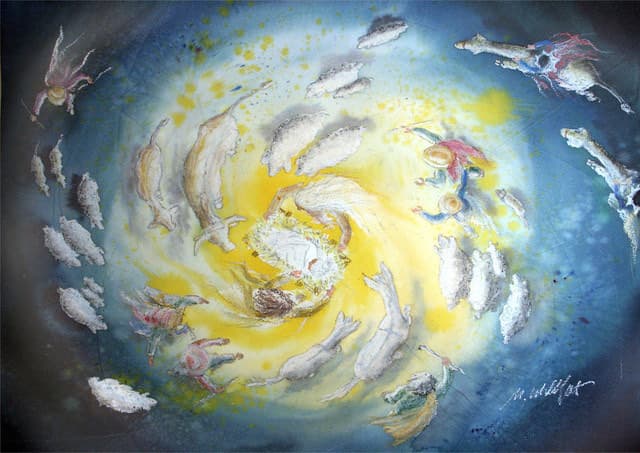 Weihnachten von oben — Bild von Michael Willfort