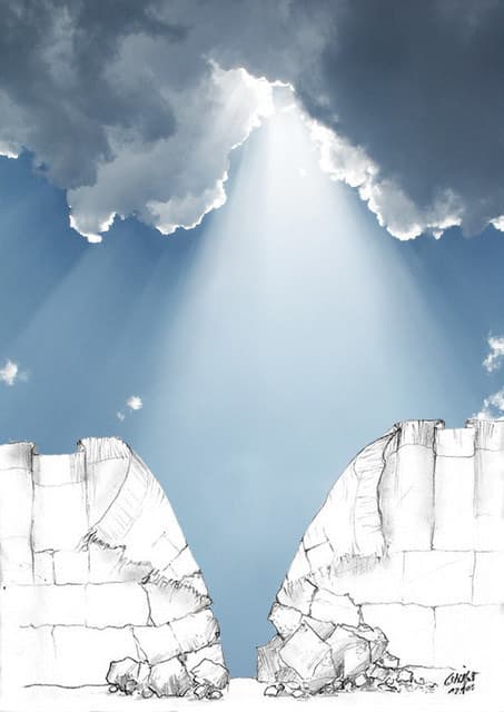 Die Mauer und er Vorhang — Bild von Michael Willfort
