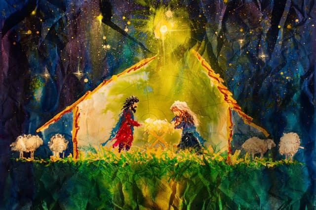 Weihnachten in einer zerknitterten Welt — Bild von Michael Willfort