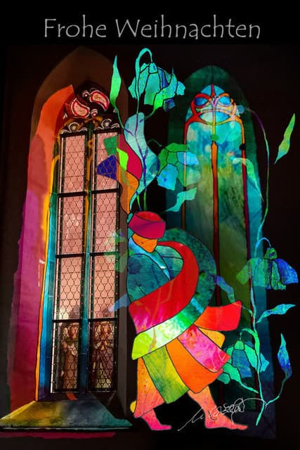 Weihnachtskarte Kirche X1-B — Bild von Michael Willfort