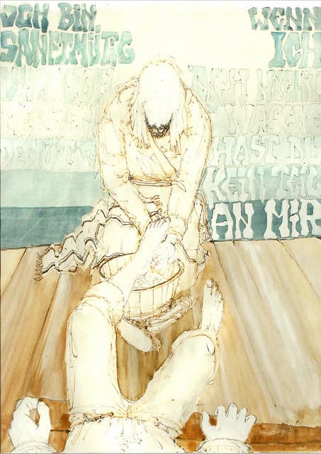 Die Fusswaschung — Bild von Michael Willfort