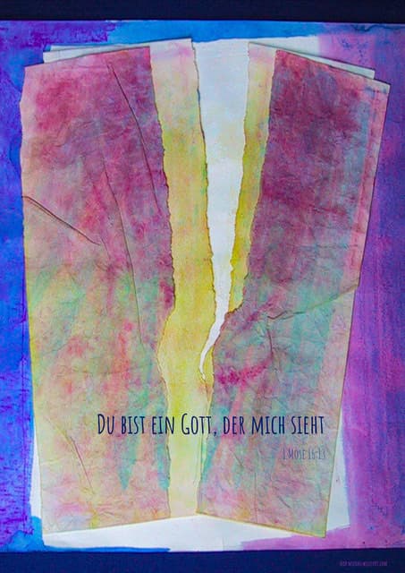 9-Jahreslosung 2023-Vorhang — Bild von Michael Willfort