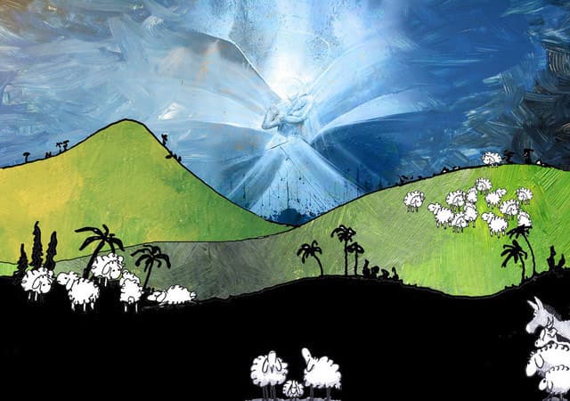 Krippenumgebung groß — Bild von Michael Willfort